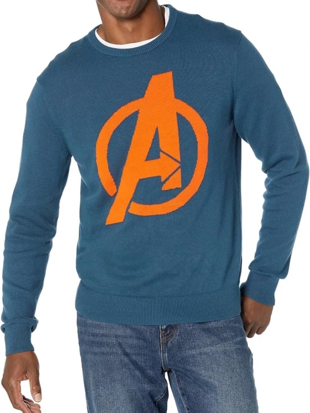 Marvel Avenger's Crew Neck Knit Sweater - NWT 2XL